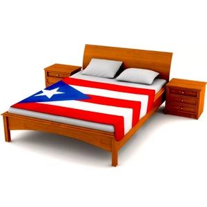 Puerto Rico flag blanket